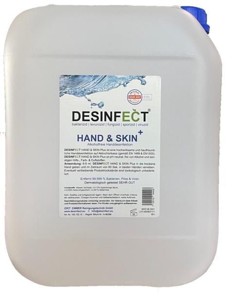 DESINFECT HAND & SKIN PLUS 10 *KA