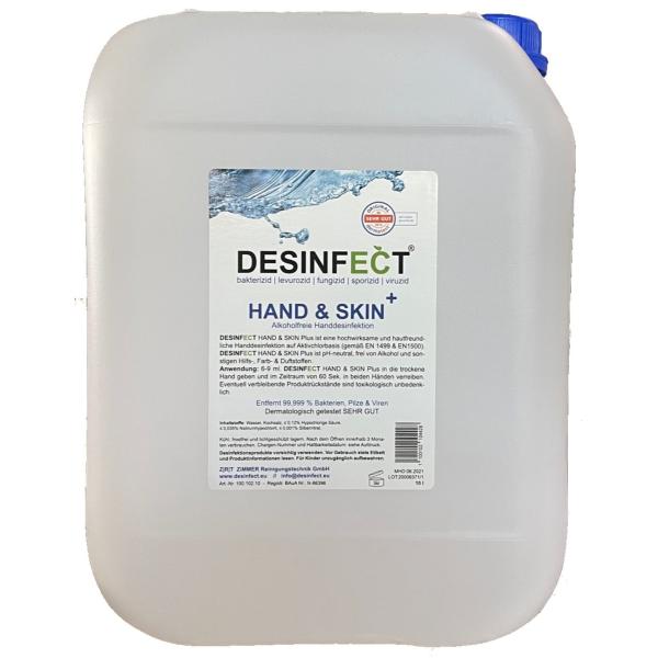DESINFECT HAND & SKIN PLUS 10 Liter *KA *VE: 1 St.