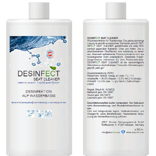 DESINFECT SURFACE PRO - SEAT CLEANER 500 *RF *12 St.